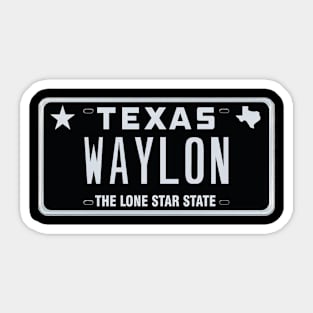 WAYLON JENNINGS Sticker